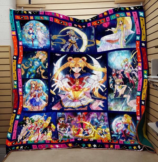 Sailor Moon Fabric Quilt Blanket for Anime Fans