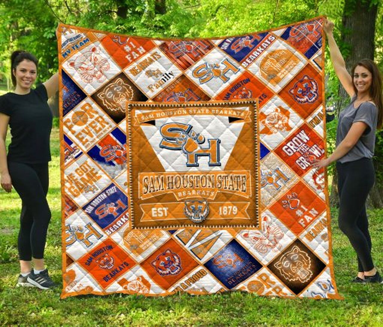 Sam Houston State Bearkats Ncaa Quilt Bedding Set for Kids