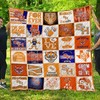 Sam Houston State Bearkats Shsb: Quilt Bedding Set with Fleece Blanket for SHSB Fans
