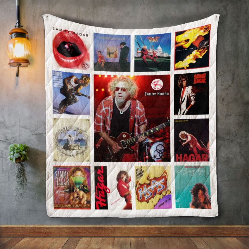 Sammy Hagar Quilt Blanket - Album Cover Collection
