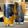 San Diego Padres Funny Dog MLB Tumbler with Playful Design