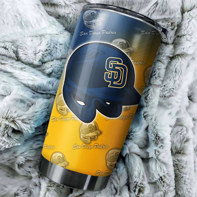San Diego Padres Funny Dog MLB Tumbler with Playful Design - Image 2