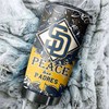 San Diego Padres MLB Tumbler - Peace and Love Edition