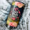 San Diego Padres MLB Tumbler for Best Mom Ever with Cool Flower Design and MLB Logo