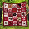 San Diego State Aztecs Sdsa Quilt Bedding Set for College Sports Fans