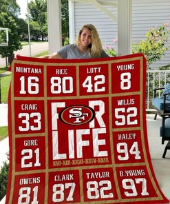 San Francisco 49ers Fan for Life Quilt Bedding Set