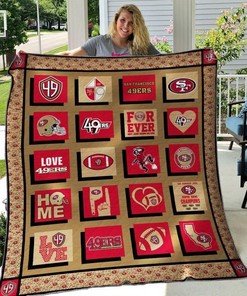San Francisco 49ers Quilt Bedding Set with Team Designs