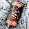 San Francisco Giants MLB Tumbler - Best Mom Ever Flower Edition
