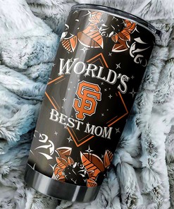 San Francisco Giants MLB Tumbler - World's Best Mom Personalized for Baseball lovers