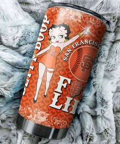 San Francisco Giants MLB Tumbler featuring Betty Boop's Classic Quote