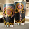 San Francisco Giants MLB Tumbler with Sunflower Design