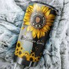 San Francisco Giants MLB Tumbler with Sunflower Sunshine Design