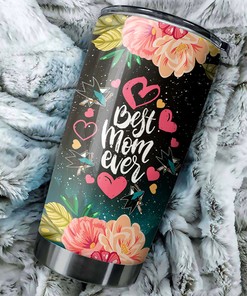 San Jose Sharks NHL Tumbler: Best Mom Ever Tumbler with Cool Flower Design, Ideal Tumbler Gift for NHL Fans