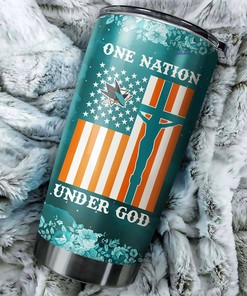 San Jose Sharks NHL Tumbler - One Nation Under God, Indivisible, and Ready to Drink