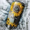 San Jose Sharks NHL Tumbler: Sunflower Sunshine Design Tumbler for NHL Fans, Ideal for Any Occasion
