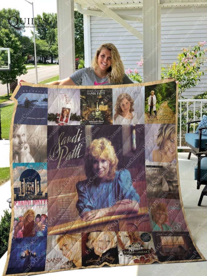 Sandi Patty Albums Vintage Quilt Blanket for Gospel Fans