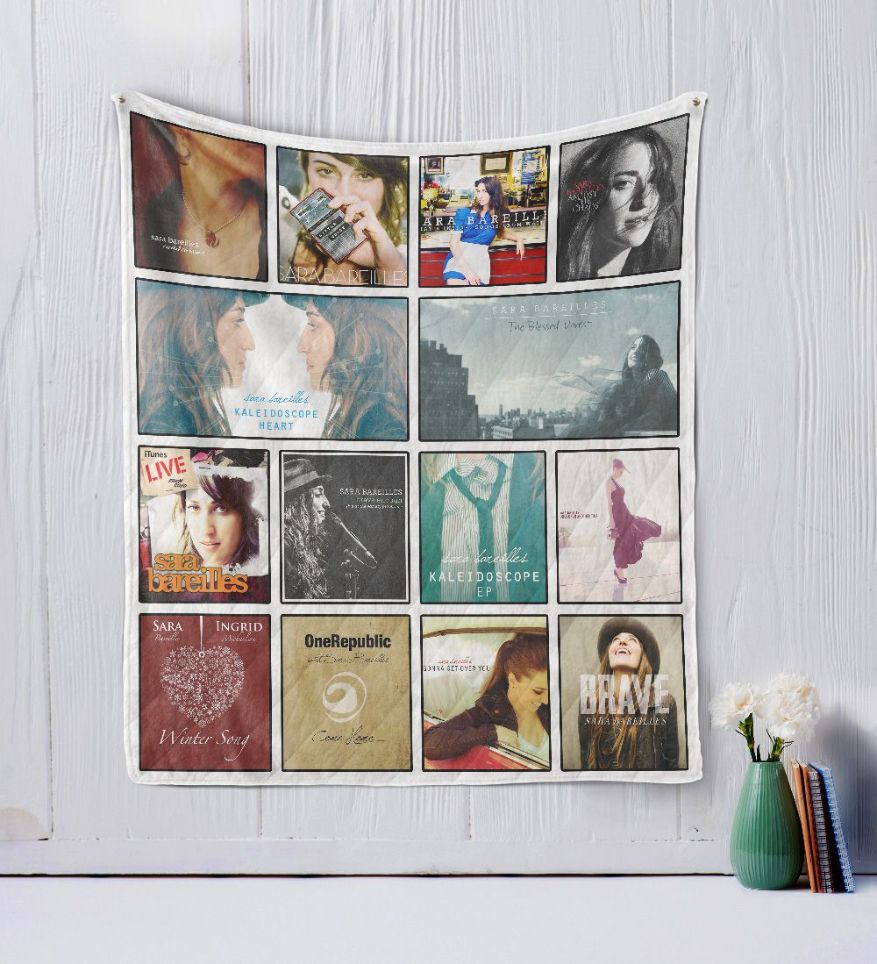 Sara Bareilles Quilt Bedding Set for Fans of Pop Singer-Songwriters