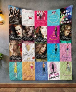 Sara Shepard Books Quilt Blanket - Vintage Blanket for Book Lovers