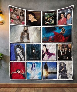 Sarah Brightman Album Covers Quilt Blanket - Sarah Brightman Fans Will Love this Album Cover Quilt Bedding Set