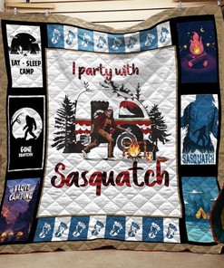 Sasquatch Bigfoot Lover's Quilt Bedding Set Th1909 DUP