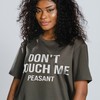 Sassy Anti-Social Shirt: Don't Touch Me, Peasant