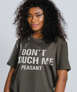Sassy Anti-Social Shirt: Don't Touch Me, Peasant