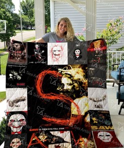 Saw Movie Quilted Bedding Set - For Fans of the Film