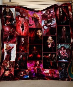 Scarlet Witch Avenger Marel Comics Art Quilt Blanket for Marvel Fans