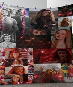 Scarlet Witch Fan Gift Quilt Blanket for Marvel Fans