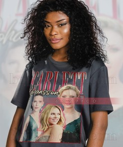 Scarlett Johansson Homage Tshirt | American Actress Vintage Shirt | Natasha Romanoff Fan Tee | Retro 90s Sweater