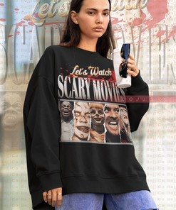 Scary Movie Marathon Sweatshirt, Horror Movie Fans Gift, Exorcist, Shining & Freddy Krueger