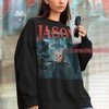 Scary Retro Jason Voorhees Sweatshirt | 13th Horror Movie Shirt | Vintage Movie Shirts Homage | Myers Halloween Clothing