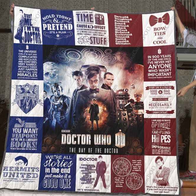 Sci-fi Doctor Who Quilt Bedding Set for Sci-Fi Fans With A Quilt Blanket Touch
