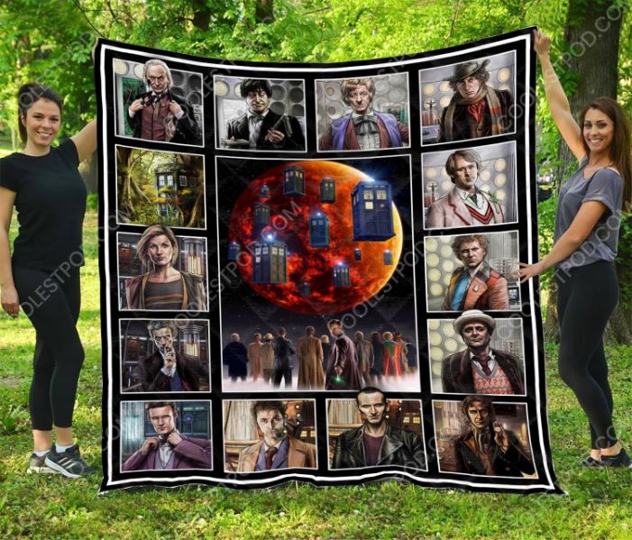 Sci-fi Doctor Who VrGreat Bed Set for Teens with Quilt Blanket