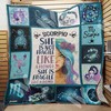 Scorpio Horoscope She's Not Fragile Like A Flower Quilt Bedding Set for Horoscope Fans