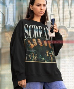 Scream Sweater, Let's Watch Scary Movie Retro Sweatshirt, Horror Tees for Fans