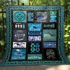 Scuba Diving Collection Quilt Blanket, Great Gift for Divers