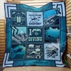 Scuba Diving I Breathe Under Water Quilt Bedding Set for Scuba Diving Lovers