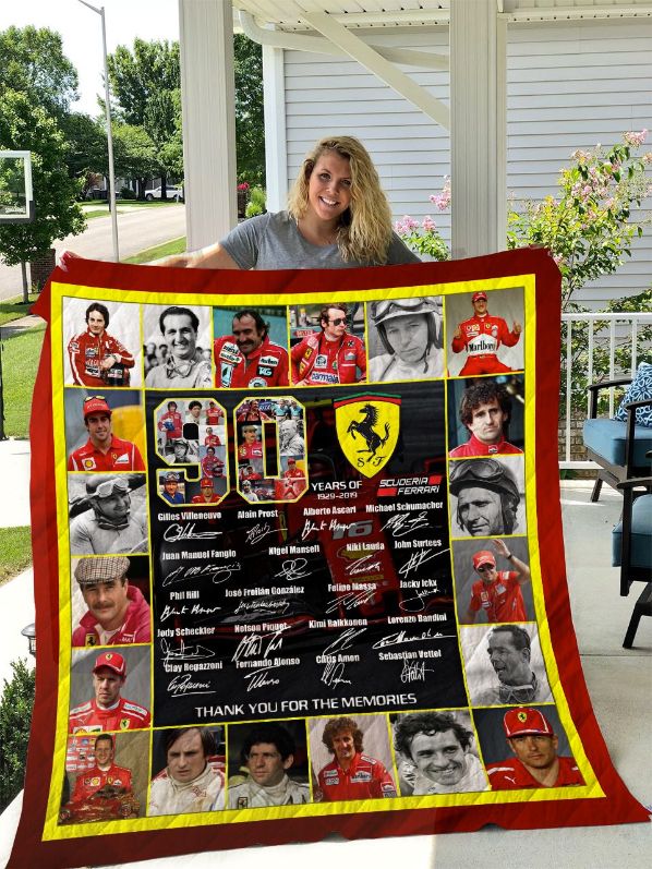 Scuderia Ferari Quilt Bedding Set