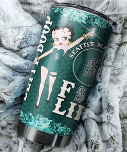 Seattle Mariners Betty Boop MLB Tumbler for a Fun Quirk