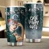 Seattle Mariners MLB Tumbler - Strong Best Mom Ever Design