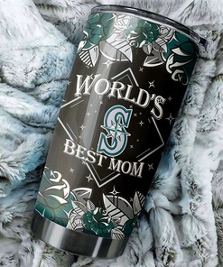 Seattle Mariners MLB Tumbler - World's Best Mom Personalized Gift for Baseball-loving Moms