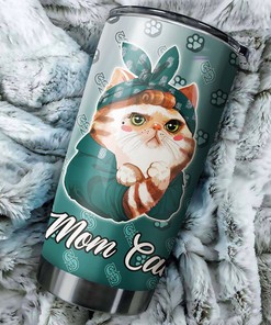 Seattle Mariners MLB Tumbler for Cat Moms with MLB Logo