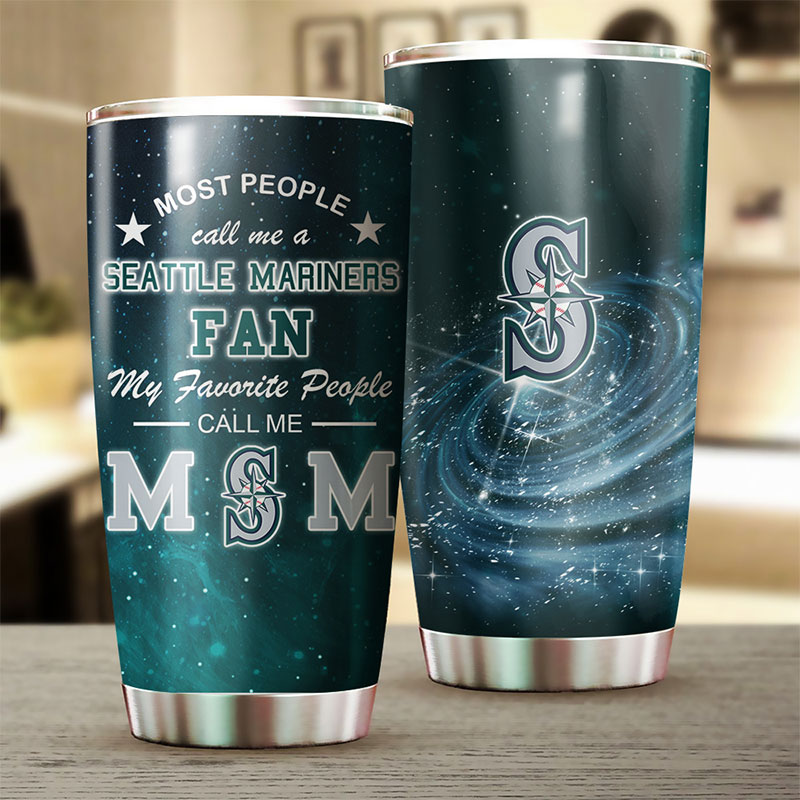 Seattle Mariners MLB Tumbler for proud baseball moms with MLB logo - Image 2