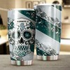 Seattle Mariners MLB Tumbler with Skull Design for Baseball Fans and MLB Logo