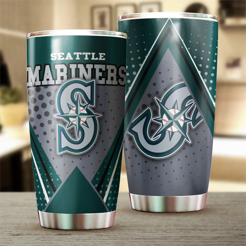Seattle Mariners MLB Tumbler with unique and stylish design - Image 2