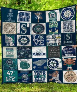 Seattle Mariners Quilt Bedding Set - Perfect for Fans