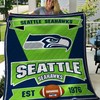 Seattle Seahawks Quilt Bedding Set - Perfect for Die-Hard Fans of the Team
