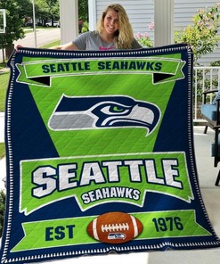 Seattle Seahawks Quilt Bedding Set - Perfect for Die-Hard Fans of the Team