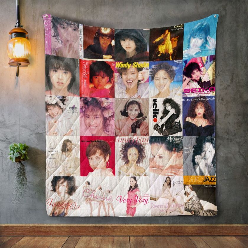 Seiko Album Covers Quilt Blanket - Best Gifts for Seiko Fans
